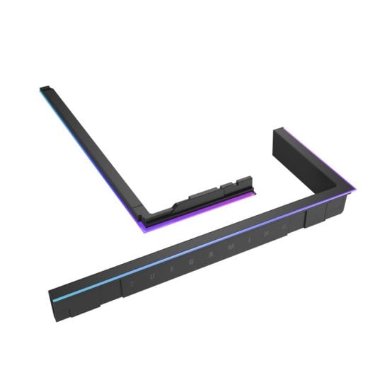 Kit de mise à niveau d'éclairage RVB magnétique à 3 broches pour ASUS TUF GAMING GT502 Horizon ARGB Noir