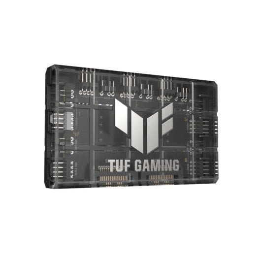 ASUS TUF Gaming ARGB PWM Fan Controller Hub 4 pin SATA Nero