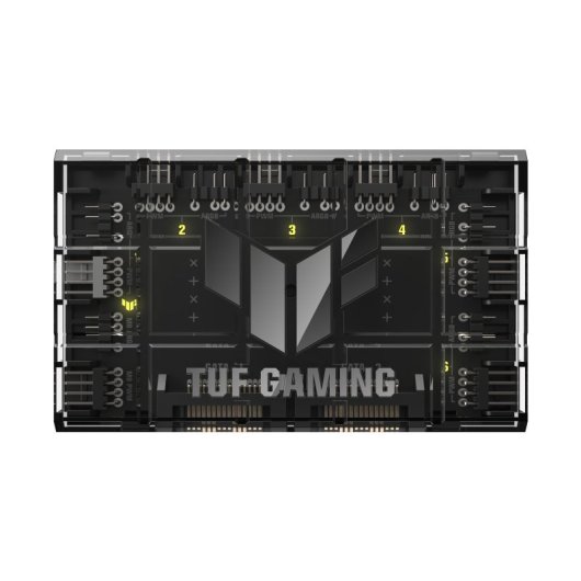 ASUS TUF Gaming ARGB PWM Fan Controller Hub 4 pin SATA Nero