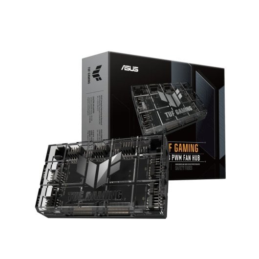 ASUS TUF Gaming ARGB PWM Fan Controller Hub 4 pin SATA Nero
