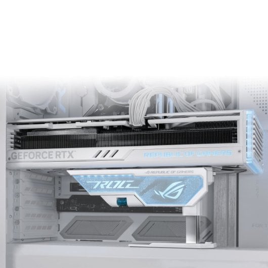 Soporte para tarjeta gráfica ASUS ROG Herculx Universal Blanco Multicolor NVIDIA GeForce RTX 40 series