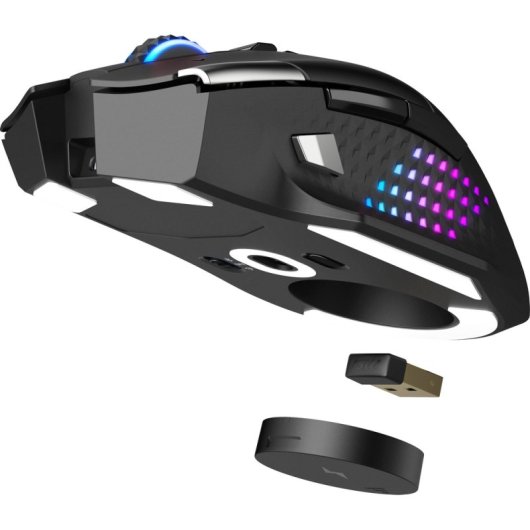 MSI Versa Pro Kabellose RGB-Maus 26.000 DPI + Dock Pro-Ladestation