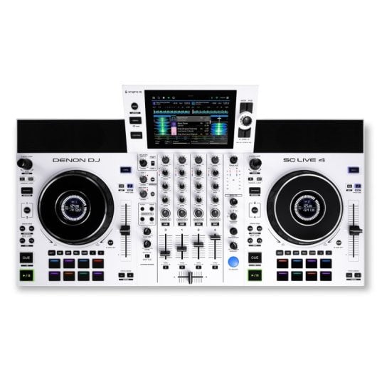 Denon DJ SC LIVE 4 Controlador DJ Autónomo Blanca