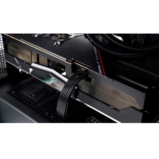 Cabo DeepCool GP-PCI-E-12VHPWR 12+4 pinos 12VHPWR 65 cm 600W Preto