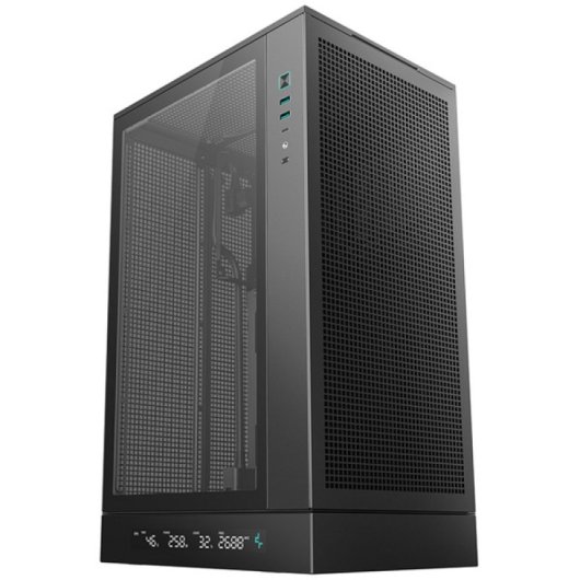 Caja DeepCool CH270 DIGITAL Micro-ATX Cristal Templado USB-C Malla Negra