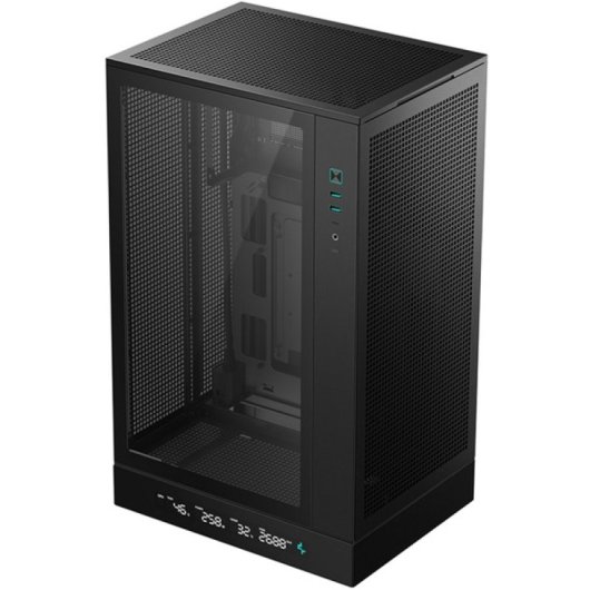 Caja DeepCool CH270 DIGITAL Micro-ATX Cristal Templado USB-C Malla Negra