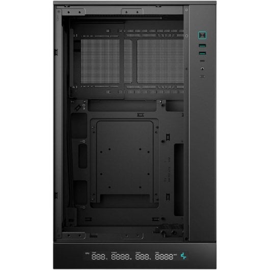 Caja DeepCool CH270 DIGITAL Micro-ATX Cristal Templado USB-C Malla Negra