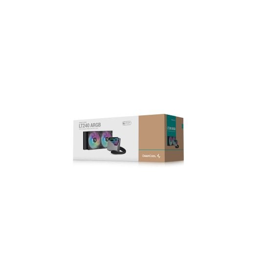 Refrigerador líquido DeepCool LT240 ARGB 240mm, 2x120mm, RGB, sockets Intel/AMD