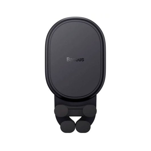 Supporto per smartphone Baseus Gravity Grid, caricabatterie wireless da 15 W, in silicone, 5,4-6,7" (nero)