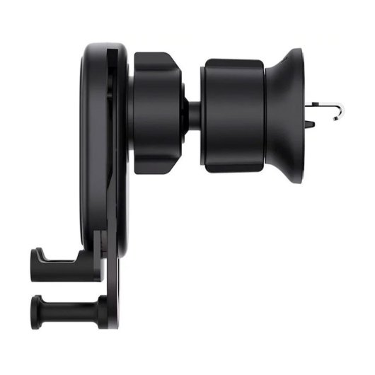 Supporto per smartphone Baseus Gravity Grid, caricabatterie wireless da 15 W, in silicone, 5,4-6,7" (nero)