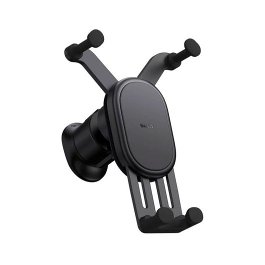 Supporto per smartphone Baseus Gravity Grid, caricabatterie wireless da 15 W, in silicone, 5,4-6,7" (nero)