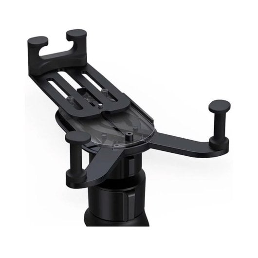 Supporto per smartphone Baseus Gravity Grid, caricabatterie wireless da 15 W, in silicone, 5,4-6,7" (nero)