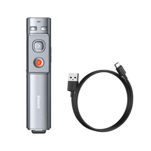 Baseus Dot Wireless Apresentador Sem Fios com Ponteiro Laser Vermelho