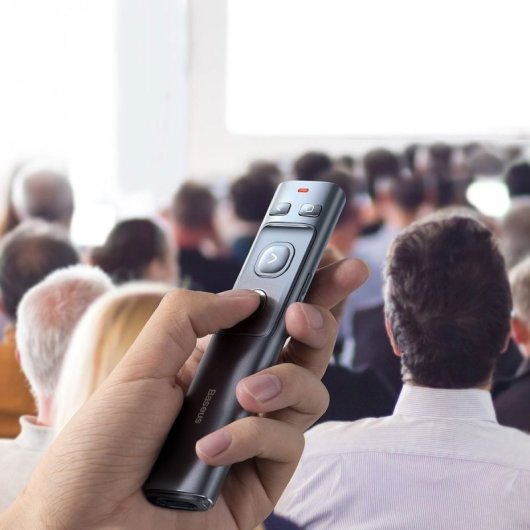Baseus Dot Wireless Apresentador Sem Fios com Ponteiro Laser Vermelho