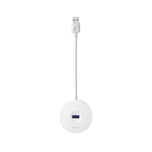 Baseus Hub USB CAHUB-F02 Bianco, 4 porte (1 USB 3.0, 3 USB 2.0), 5 Gbps, 0,25 m