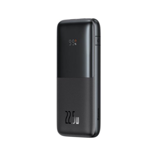 Powerbank Baseus Bipow Pro 10000mAh 22.5W Carga Rápida Negro Pantalla Digital