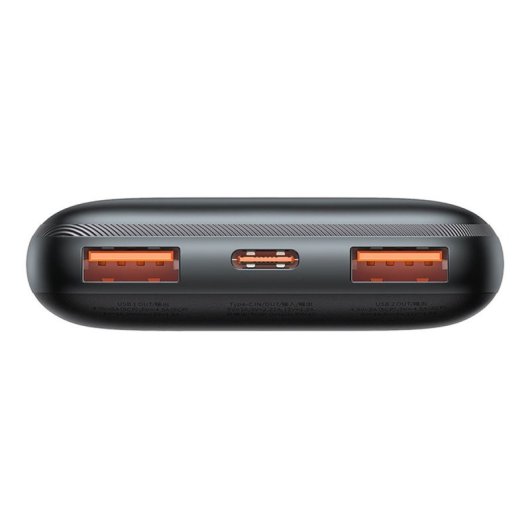 Powerbank Baseus Bipow Pro 10000mAh 22.5W Carga Rápida Negro Pantalla Digital