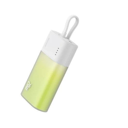 Powerbank Baseus Popsicle 5200mAh 20W USB-C Lightning Integrado Verde/Branco