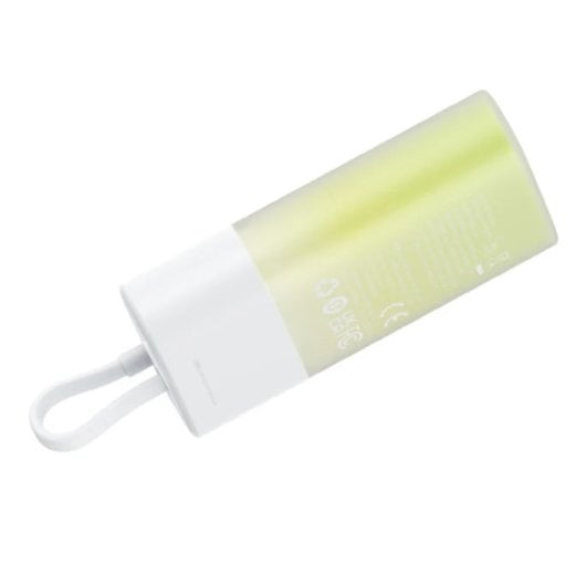 Powerbank Baseus Popsicle 5200mAh 20W USB-C Lightning Integrado Verde/Branco