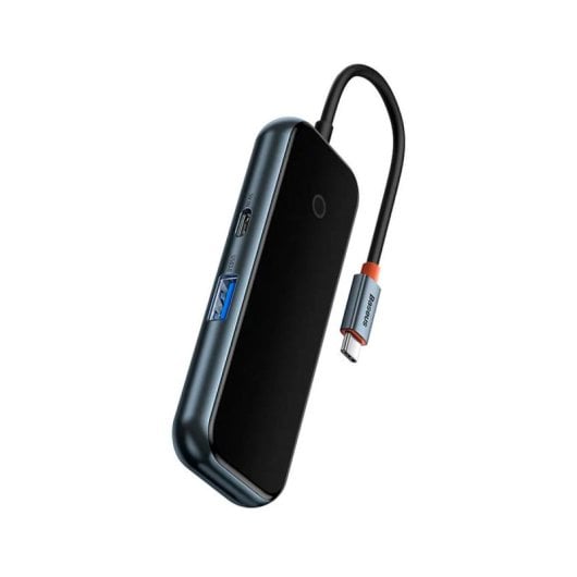 Baseus Hub OTG USB-C Compacto Plug&Play com 4x Portas USB3.0 Preto