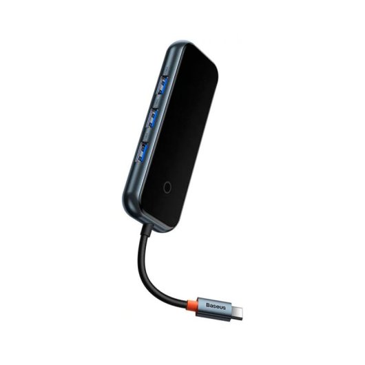 Baseus Hub OTG USB-C Compacto Plug&Play com 4x Portas USB3.0 Preto