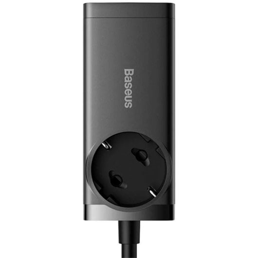 Cargador Baseus GaN3 Pro PSZM000901 65W 2x USB-C 2x USB-A Toma AC Protección Avanzada Negro