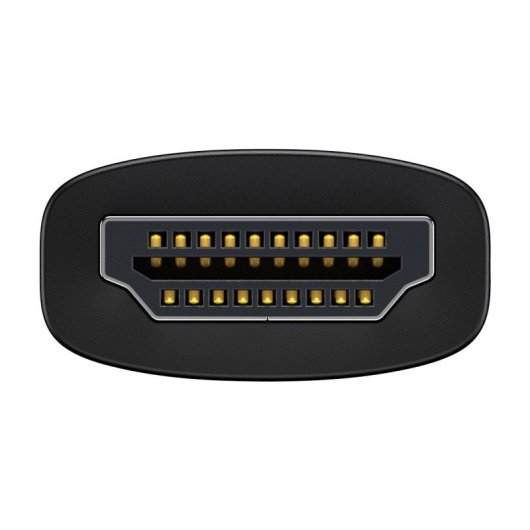 Adattatore Baseus da HDMI a VGA con uscita audio mini jack da 3,5 mm, nero