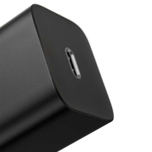Cargador USB-C Baseus 1C Super Si 20W con carga rápida y cable Lightning 1M Negro