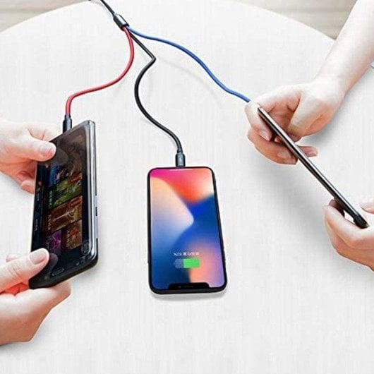 Câble USB Baseus CAMLT-BSY01 3en1 1,2m USB A vers Type-C Lightning Micro USB