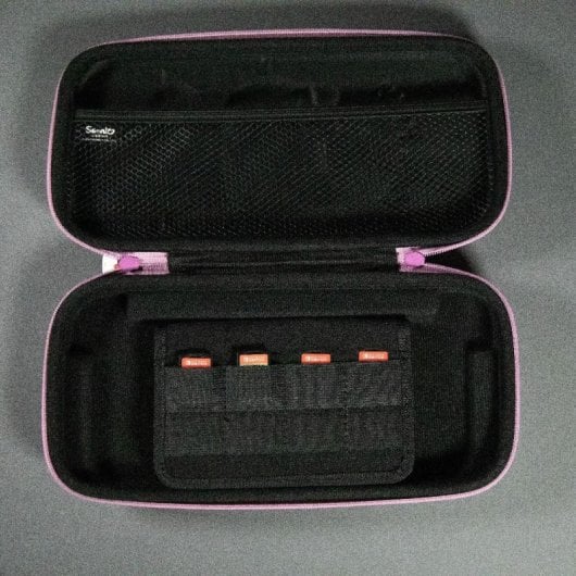 Funda protectora rígida Konix 00149000001 Rosa compatible Nintendo Switch 2/OLED