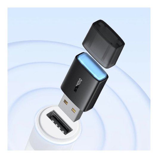 Tarjeta de Red USB Baseus BS-OH170 650Mb/s 5GHz Negra Conexión Estable Compacta