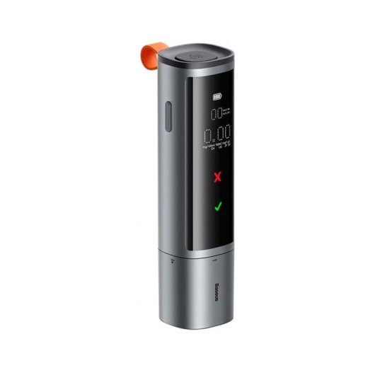 Alcoholímetro Baseus SafeJourney ProGrey Sensor Alta Precisión Pantalla LCD Multifunción