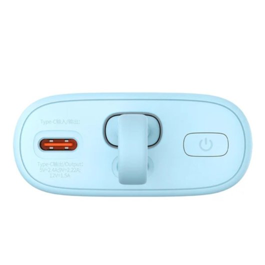 Powerbank Baseus Popsicle 5200mAh 20W Lightning Integrado Azul/Naranja Compacto