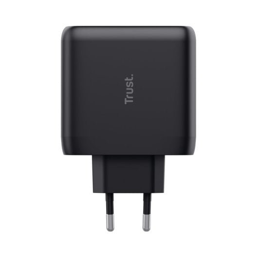 Chargeur USB-C double port Trust Maxo 65 W, charge rapide universelle PPS, noir