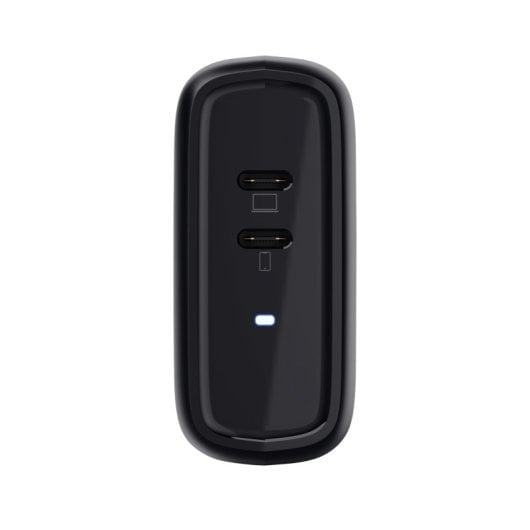 Chargeur USB-C double port Trust Maxo 65 W, charge rapide universelle PPS, noir