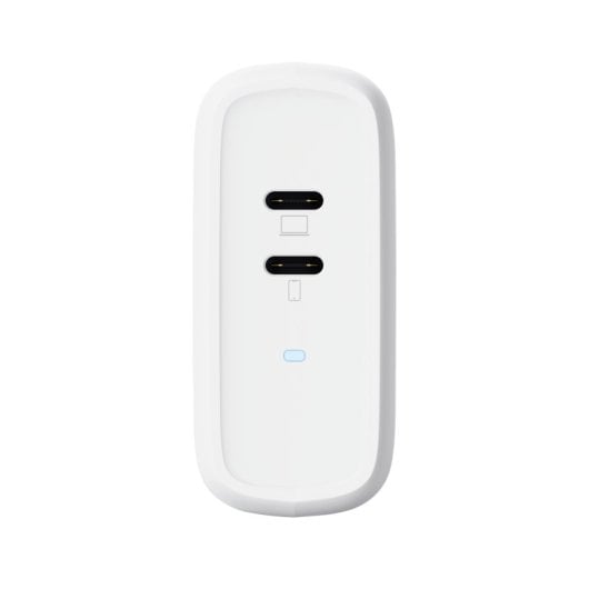 Cargador Trust Maxo 65W Doble USB-C PPS Fast Charge Blanco Indicador LED