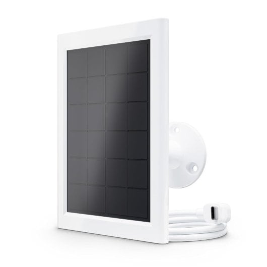 Carregador Solar Arlo Essential 2 Painel Solar Branco 2,5m Cabo Magnético Resistente às Intempéries