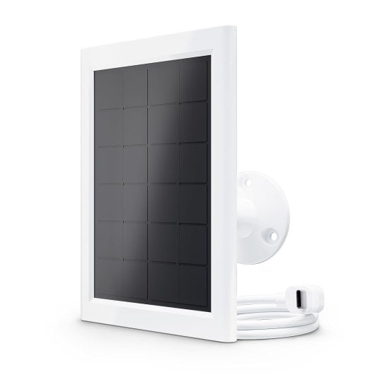 Carregador Solar Arlo Essential 2 Painel Solar Branco 2,5m Cabo Magnético Resistente às Intempéries