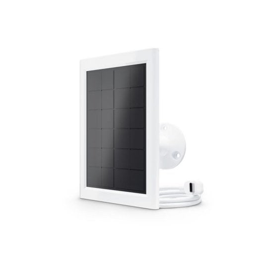 Cargador Solar Arlo Essential 2 Panel Solar Blanco Cable Magnético 2,5m Resistente Intemperie