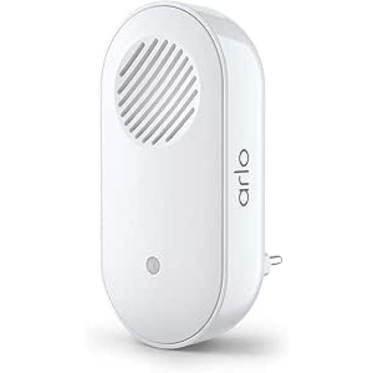 Chime Arlo 2 Blanco WiFi, Sirena Integrada, Alertas Personalizables, Compatible Videoportero
