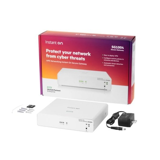 Routeur LAN Gigabit sécurisé HPE Instant On 980 Mbps IDS/IPS VPN WAN Résilience PoE