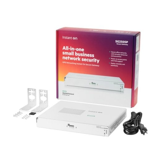 Routeur mural/rack HPE Networking Instant On Secure Multigigabit 2,5 Gbit/s avec pare-feu PoE+