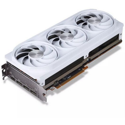 Carte graphique Acer Radeon RX 7800 XT 16 Go GDDR6 blanche overclockée à trois ventilateurs