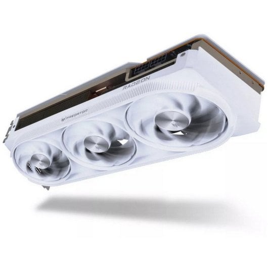 Carte graphique Acer Radeon RX 7800 XT 16 Go GDDR6 blanche overclockée à trois ventilateurs