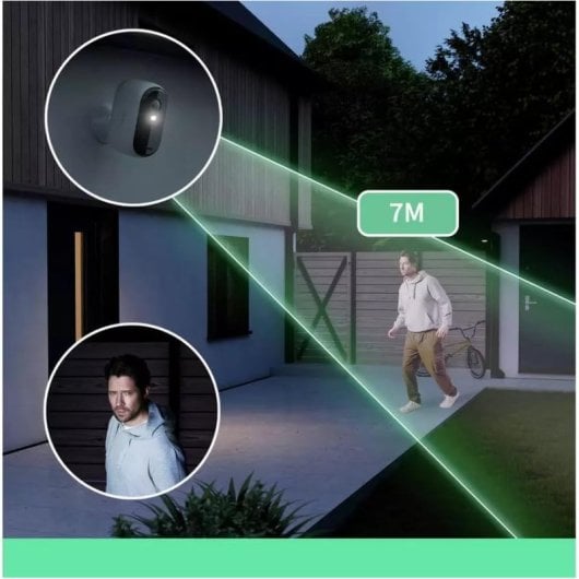 Câmara IP ARLO Essential 2 FHD 1080p Exterior/Interior Visão Noturna 2 pack