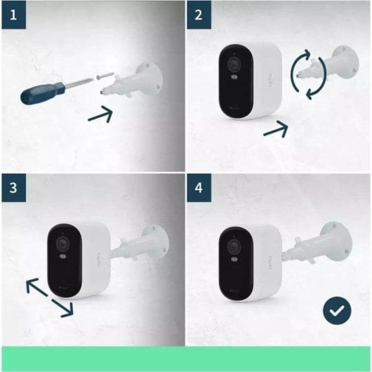 Câmera de vigilância ARLO Essential 2 FHD Visão Noturna Interna e Externa Conectividade Wi-Fi e USB