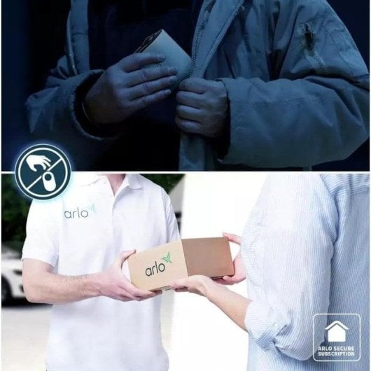 Câmera de vigilância ARLO Essential 2 FHD Visão Noturna Interna e Externa Conectividade Wi-Fi e USB