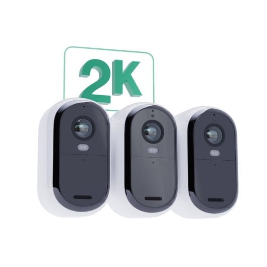 Cámara IP ARLO 2K QHD visión nocturna avanzada, batería recargable, audio bidireccional, sirena remota