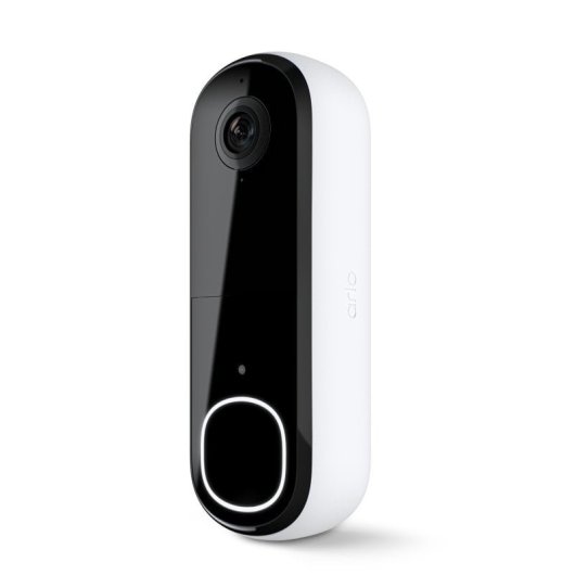 Videoportero Arlo Essential 2K Blanco 180° Montaje Pared Visión Nocturna Batería