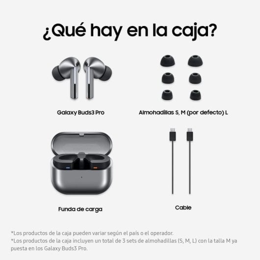 Samsung Galaxy Buds3 Pro Auriculares Inalámbricos Bluetooth Blancos Versión Importada EU